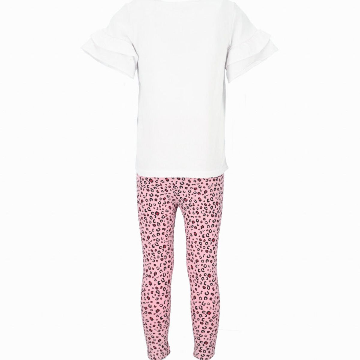 LIMONADA - Conjunto niña animal print blanco Limonada