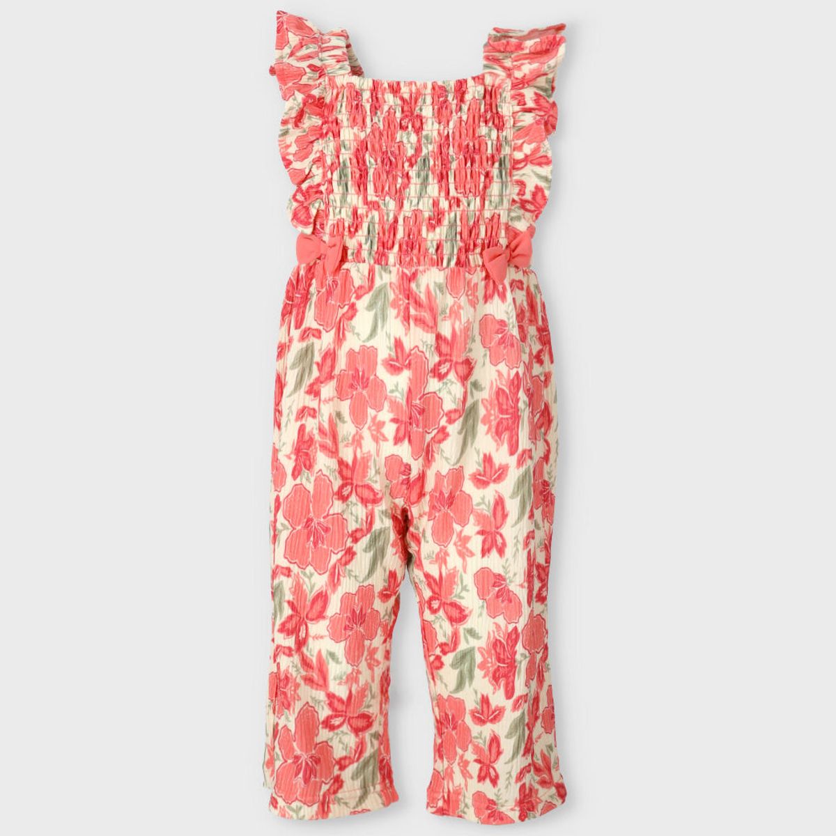 LIMONADA - Enterito bebé floreado coral Limonada