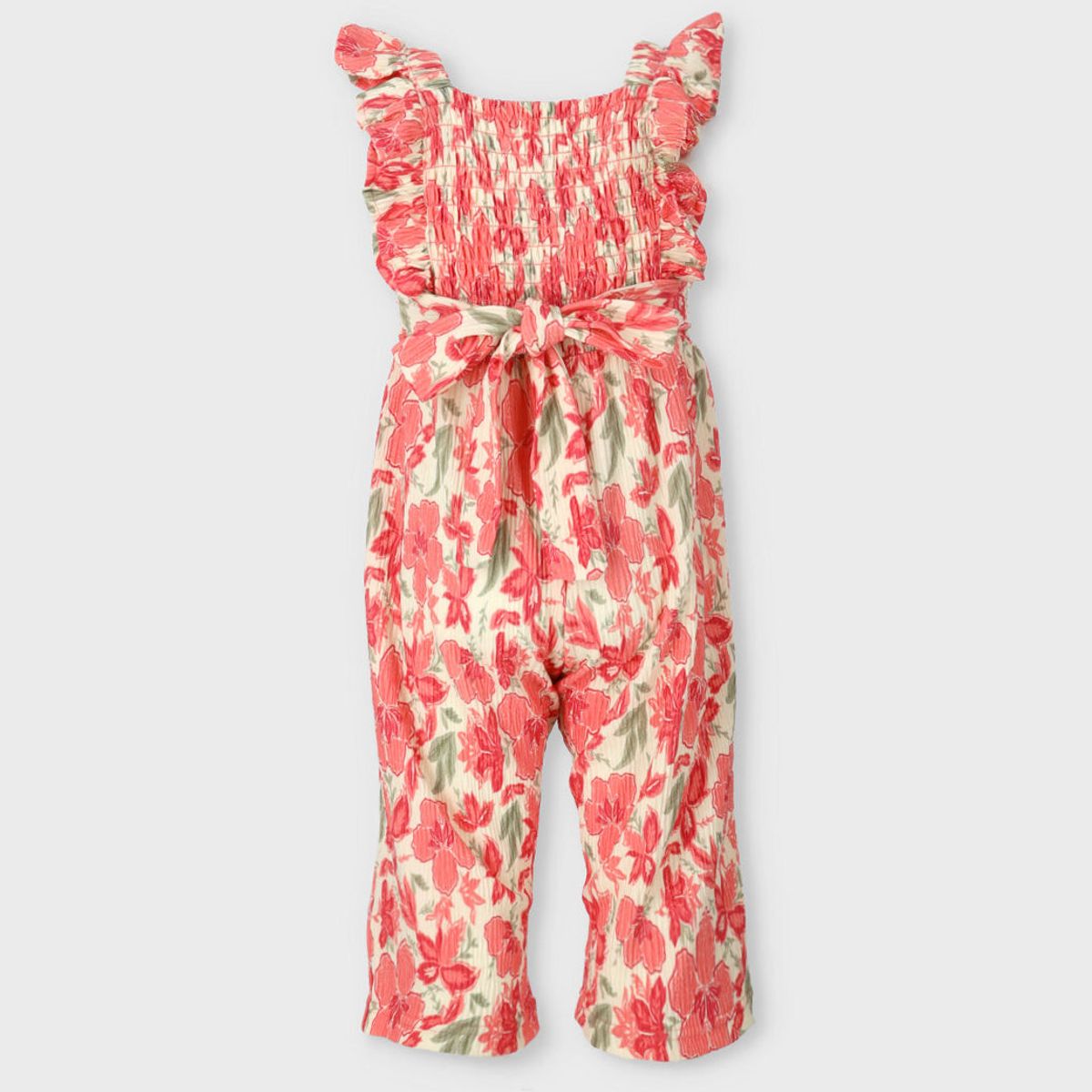 LIMONADA - Enterito bebé floreado coral Limonada