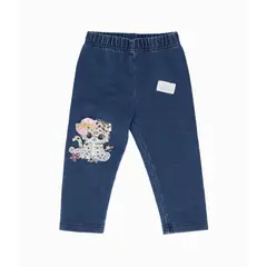 LIMONADA - Calza bebé denim azul