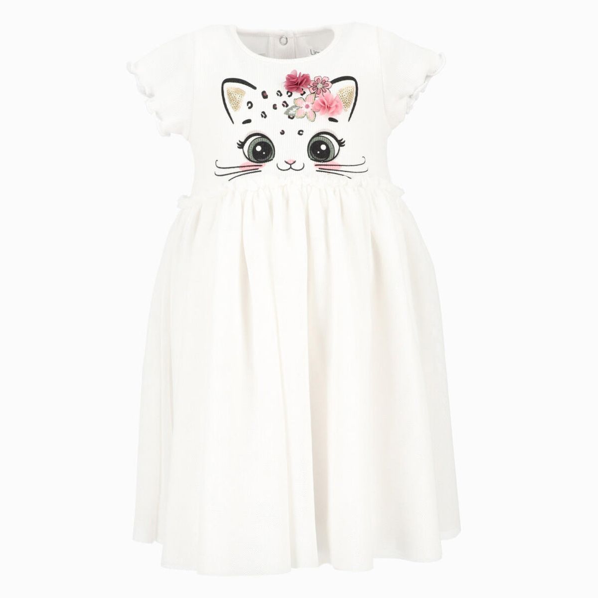 LIMONADA - Vestido bebé con tul blanco Limonada