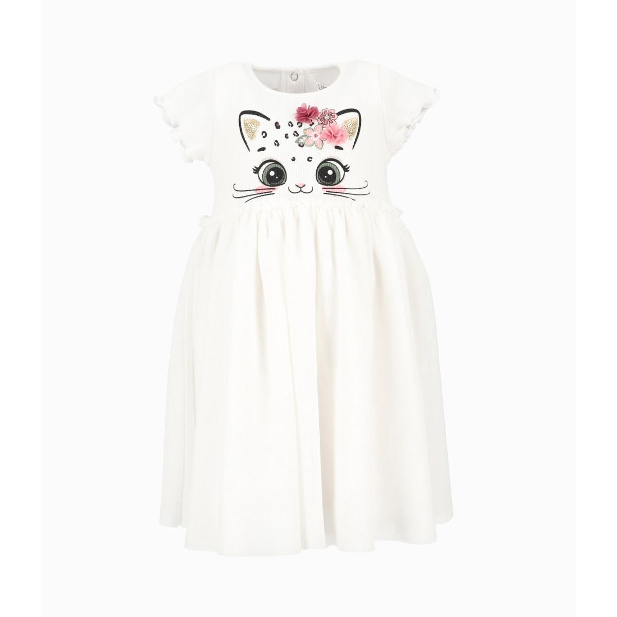 LIMONADA - Vestido bebé con tul blanco Limonada