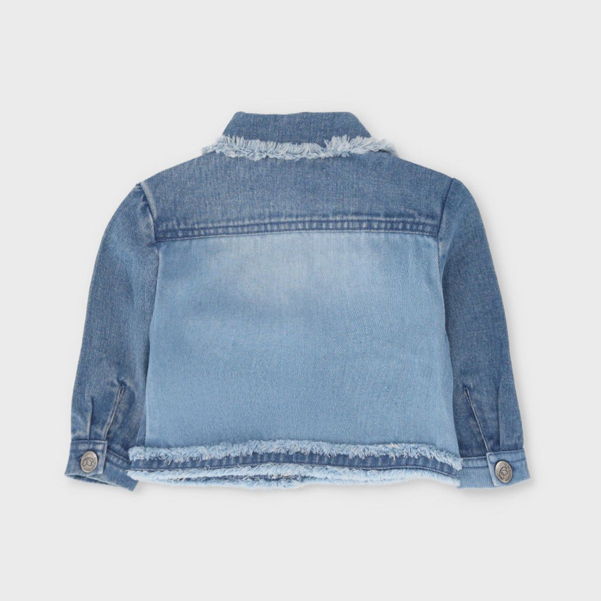 LIMONADA - Chaqueta bebé con flores celeste Limonada