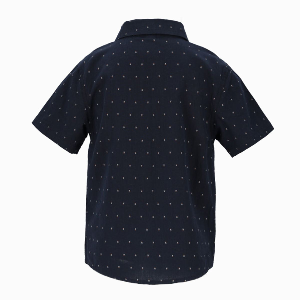 BLACK AND BLUE - Camisa manga corta niño con estampado azul  Black and Blue
