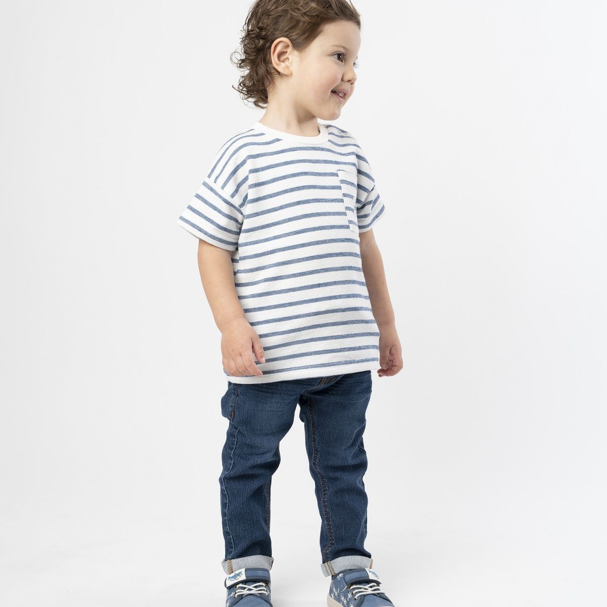 BLACK AND BLUE - Jeans bebé baggy azul Black and Blue