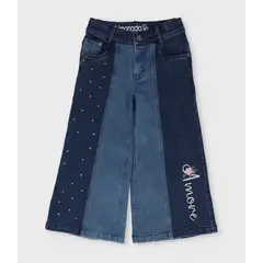 LIMONADA - Jeans niña acampanados azul