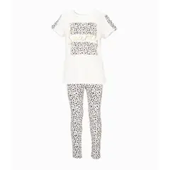 LIMONADA - Conjunto niña sparkle blanco