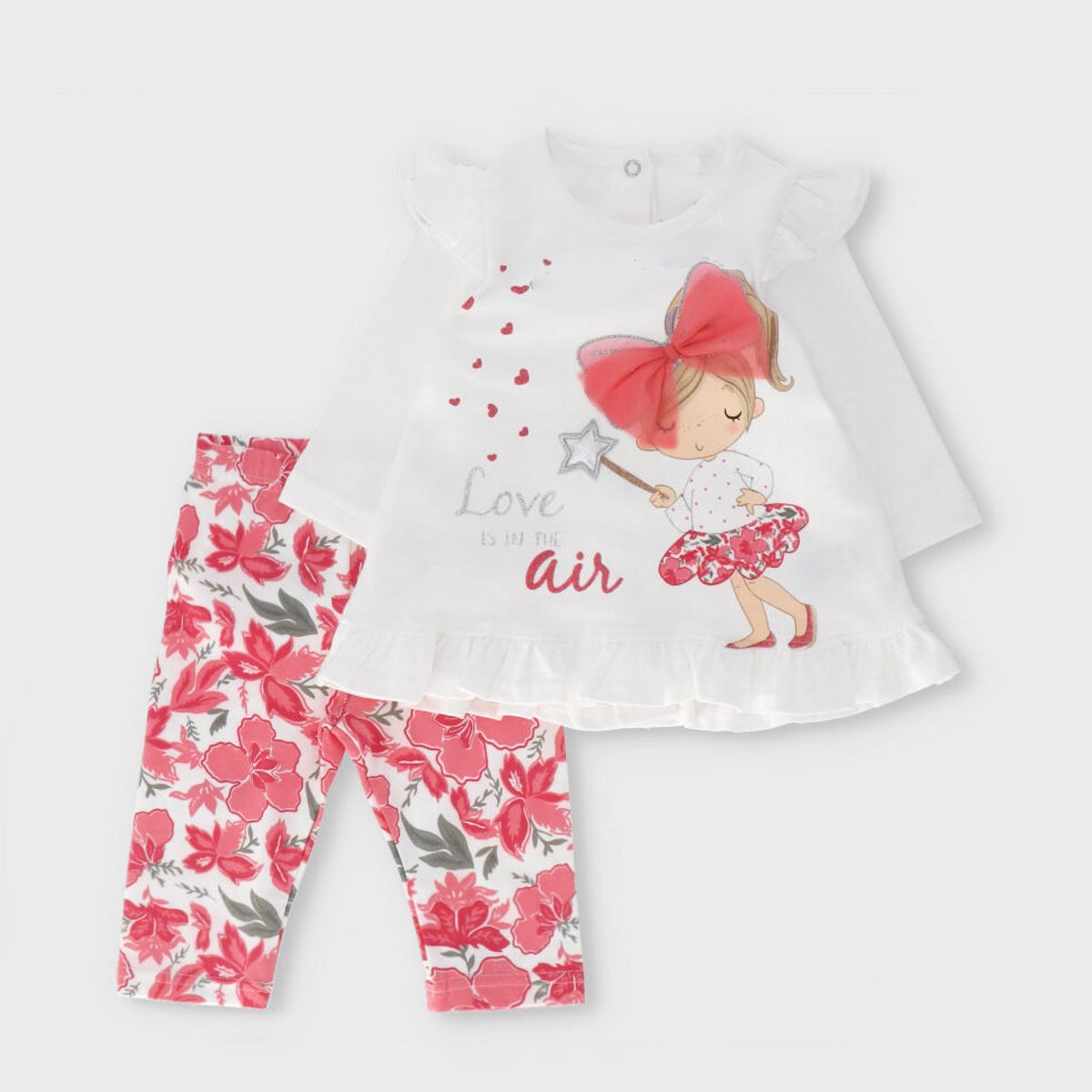 LIMONADA - Conjunto recién nacida con estampado coral Limonada