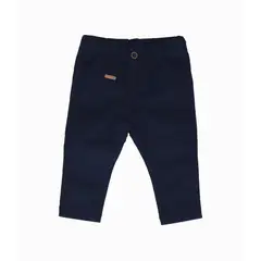 BLACK AND BLUE - Pantalón bebé básico azul marino