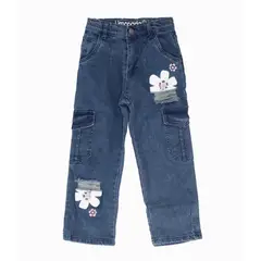 LIMONADA - Jeans niña cargo celeste
