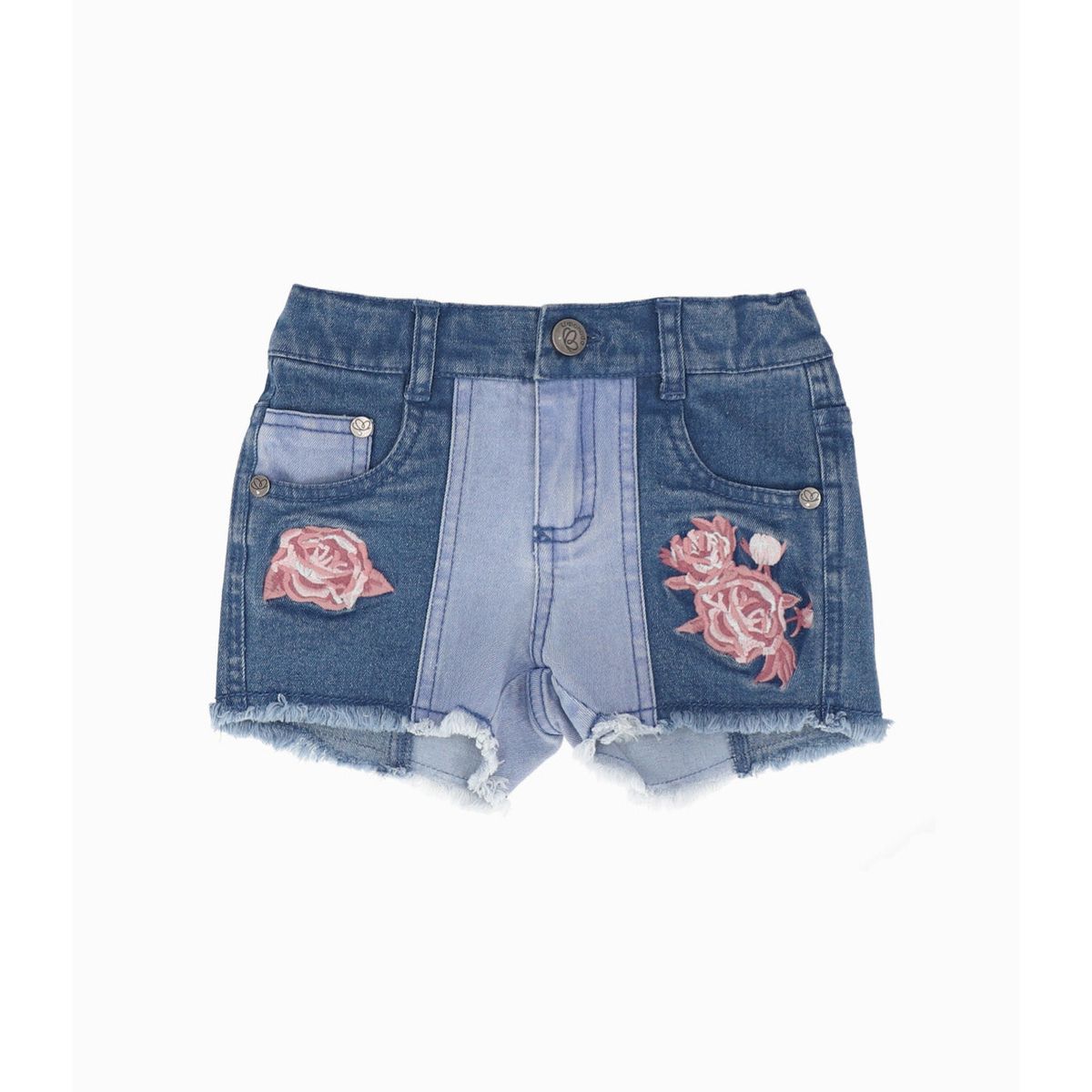 LIMONADA - Short bebé bicolor celeste Limonada