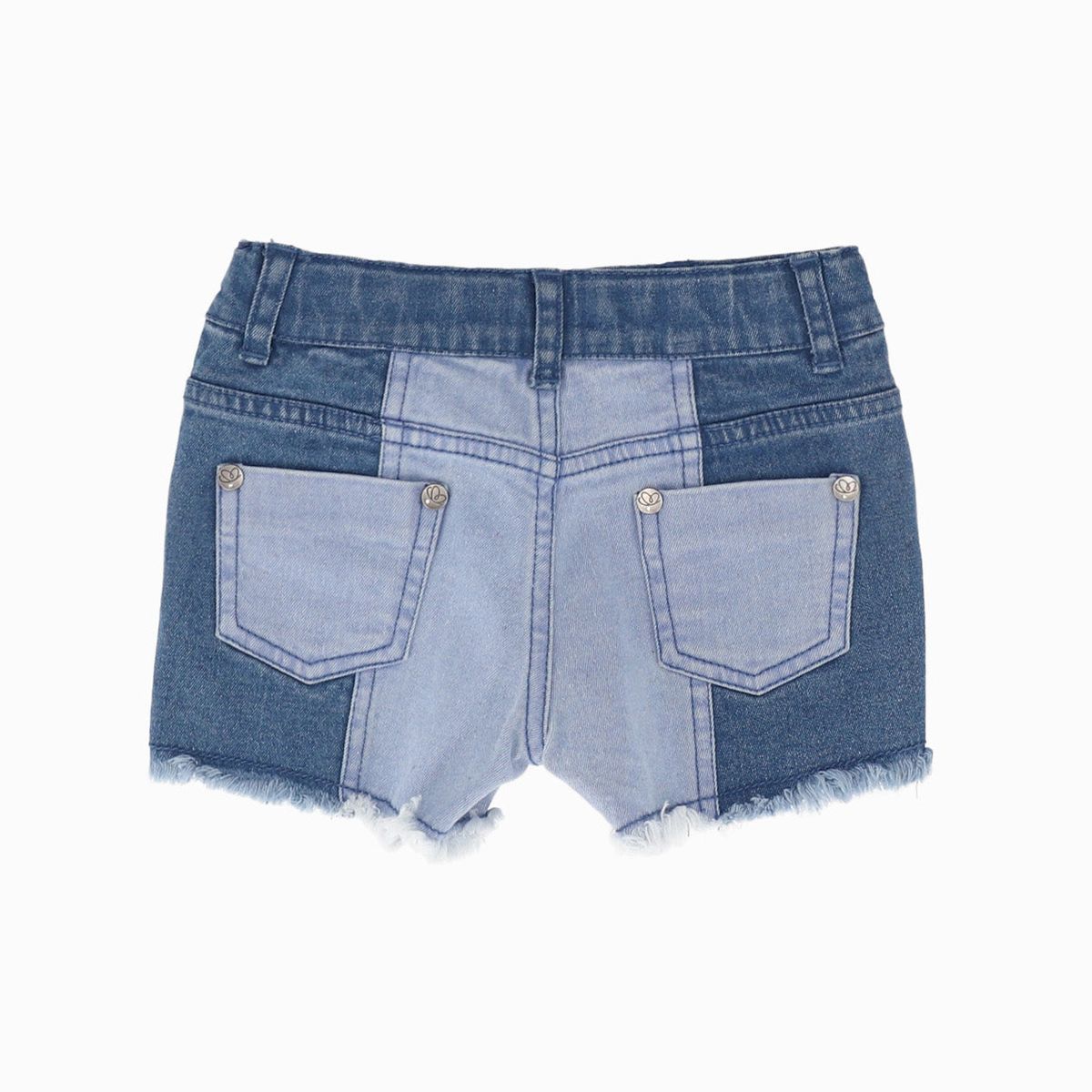 LIMONADA - Short bebé bicolor celeste Limonada