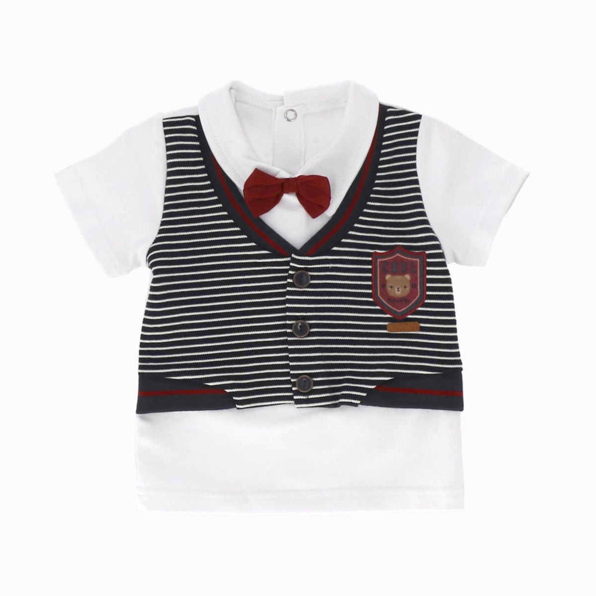 BLACK AND BLUE - Conjunto recién nacido con gillette azul  Black and Blue