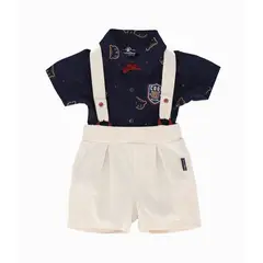 BLACK AND BLUE - Conjunto recién nacido de ocasión azul marino