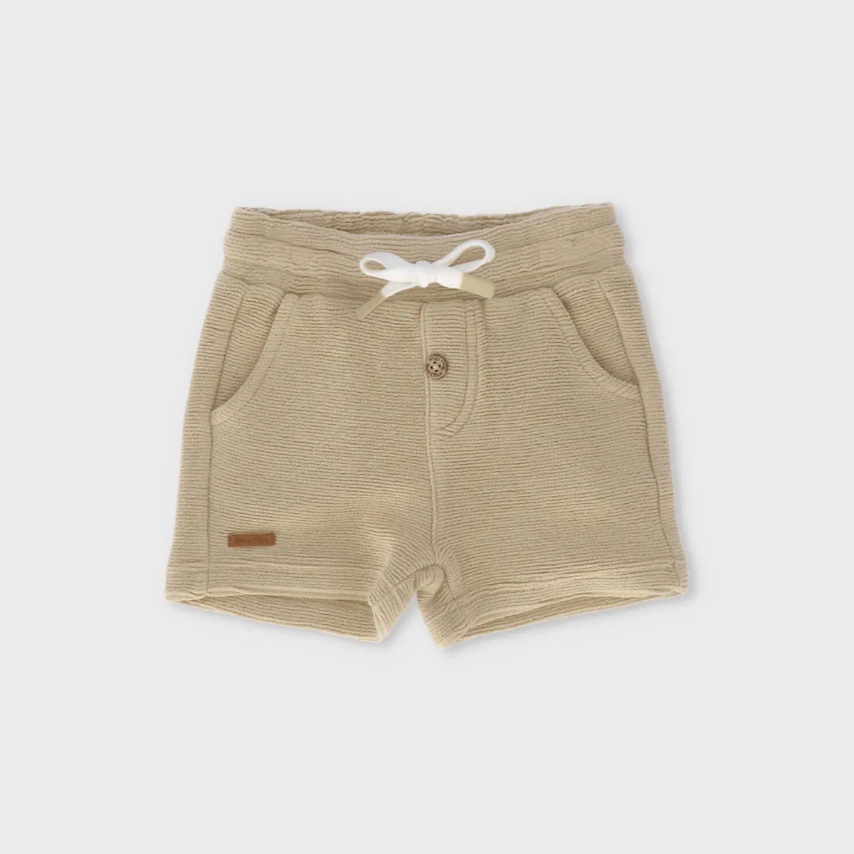 BLACK AND BLUE - Bermuda bebé básica beige Black and Blue