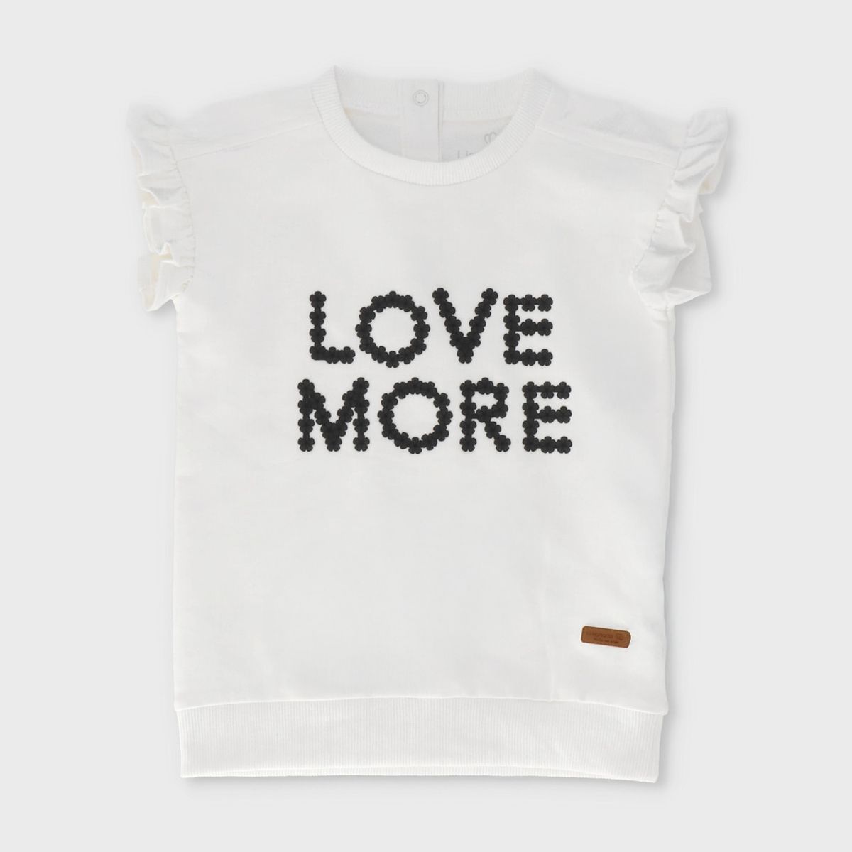 LIMONADA - Conjunto bebé puntos y flores negro Limonada