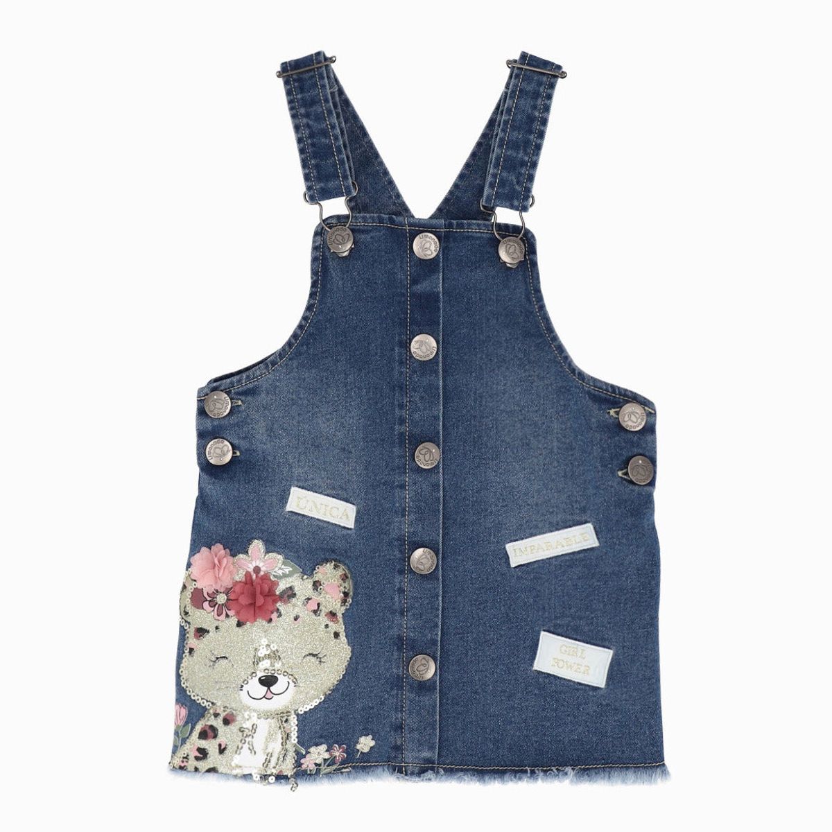 LIMONADA - Vestido bebé jumper azul Limonada