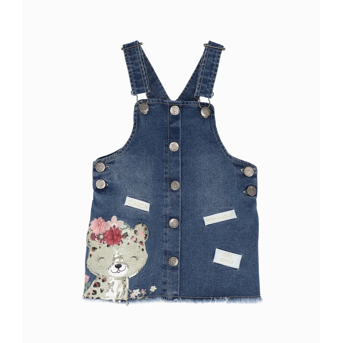 LIMONADA - Vestido bebé jumper azul Limonada