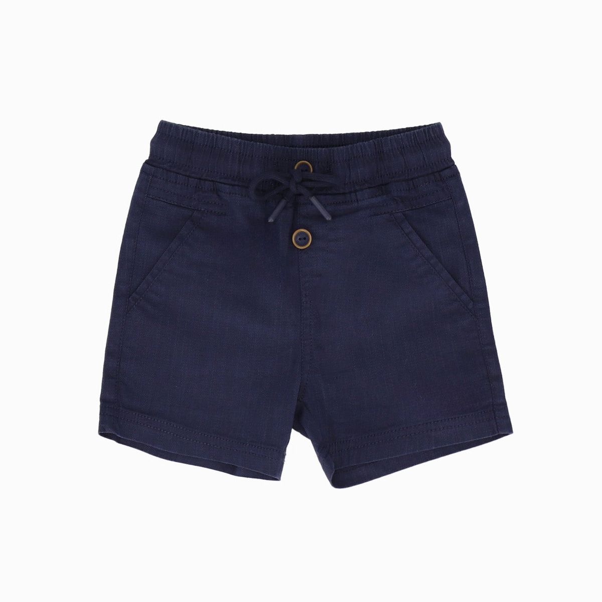 BLACK AND BLUE - Bermuda bebé básica azul marino Black and Blue