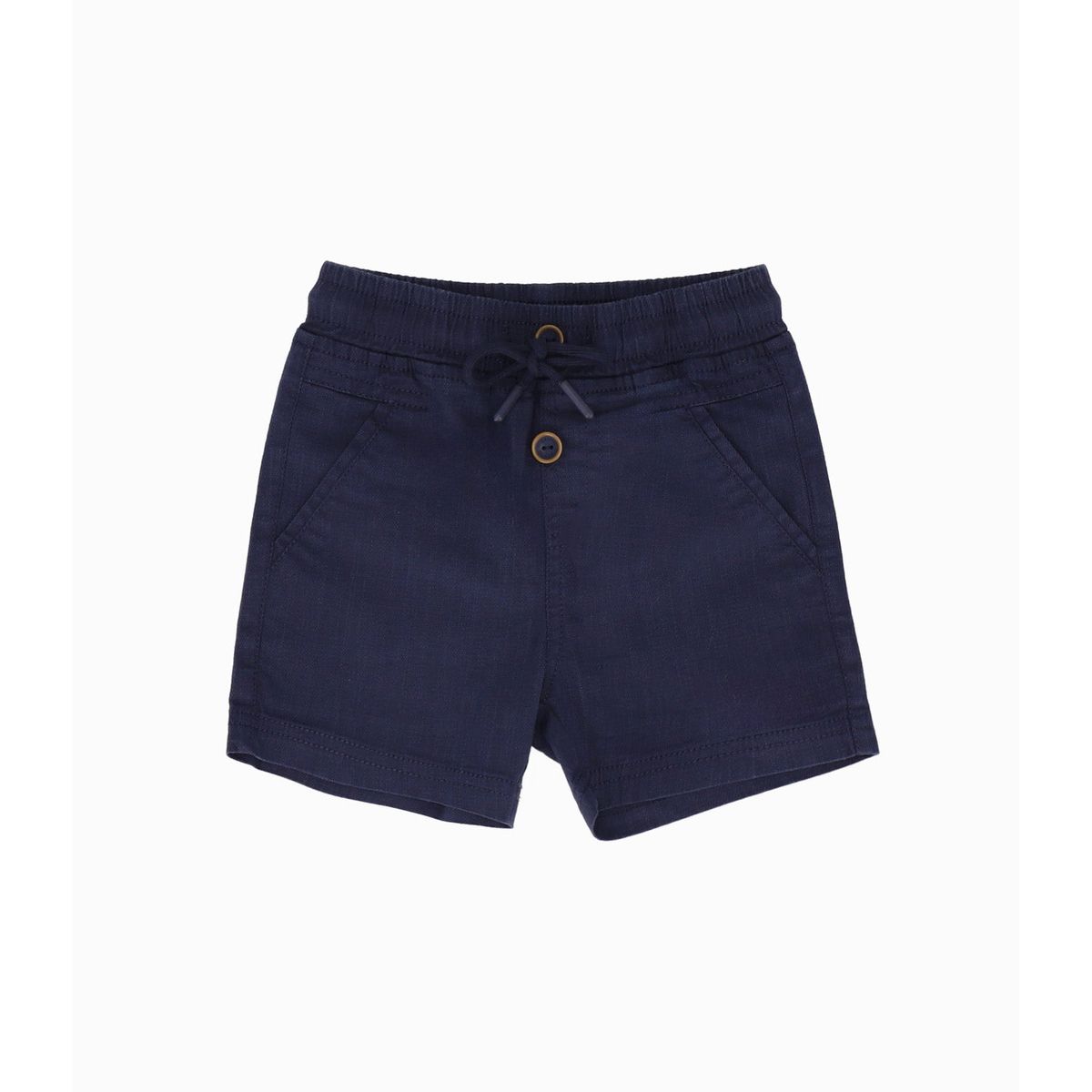 BLACK AND BLUE - Bermuda bebé básica azul marino Black and Blue