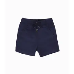BLACK AND BLUE - Bermuda bebé básica azul marino