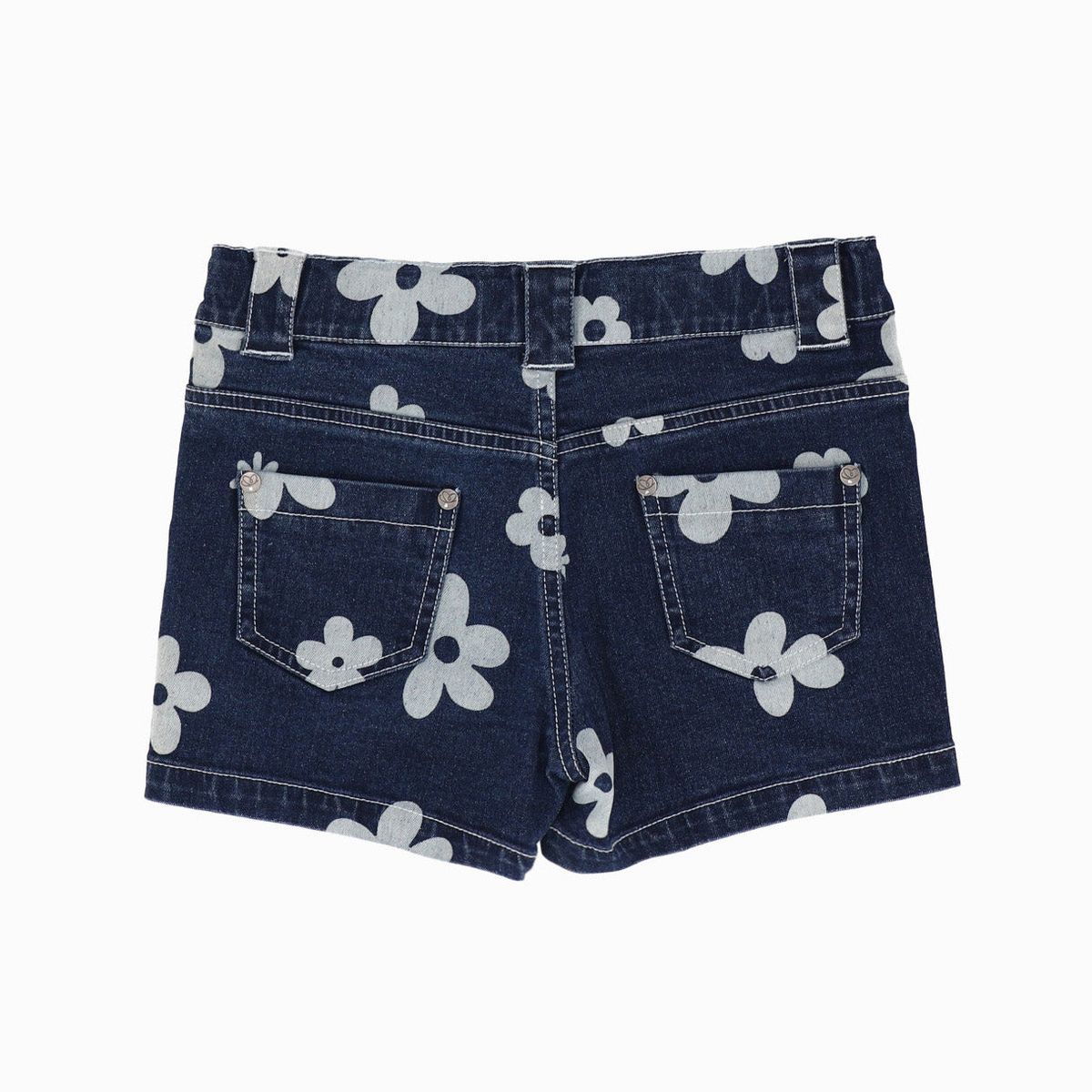 LIMONADA - Short niña con flores azul Limonada