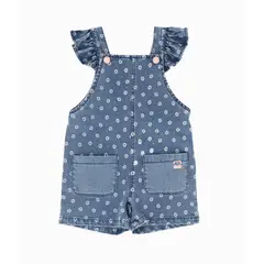 4KIDS - Jardinera bebé con flores azul 4 Kids