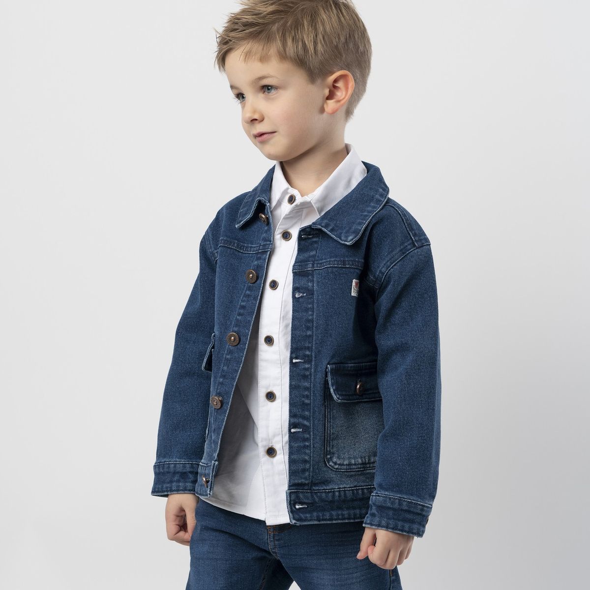 BLACK AND BLUE - Chaqueta niño cargo azul Black and Blue