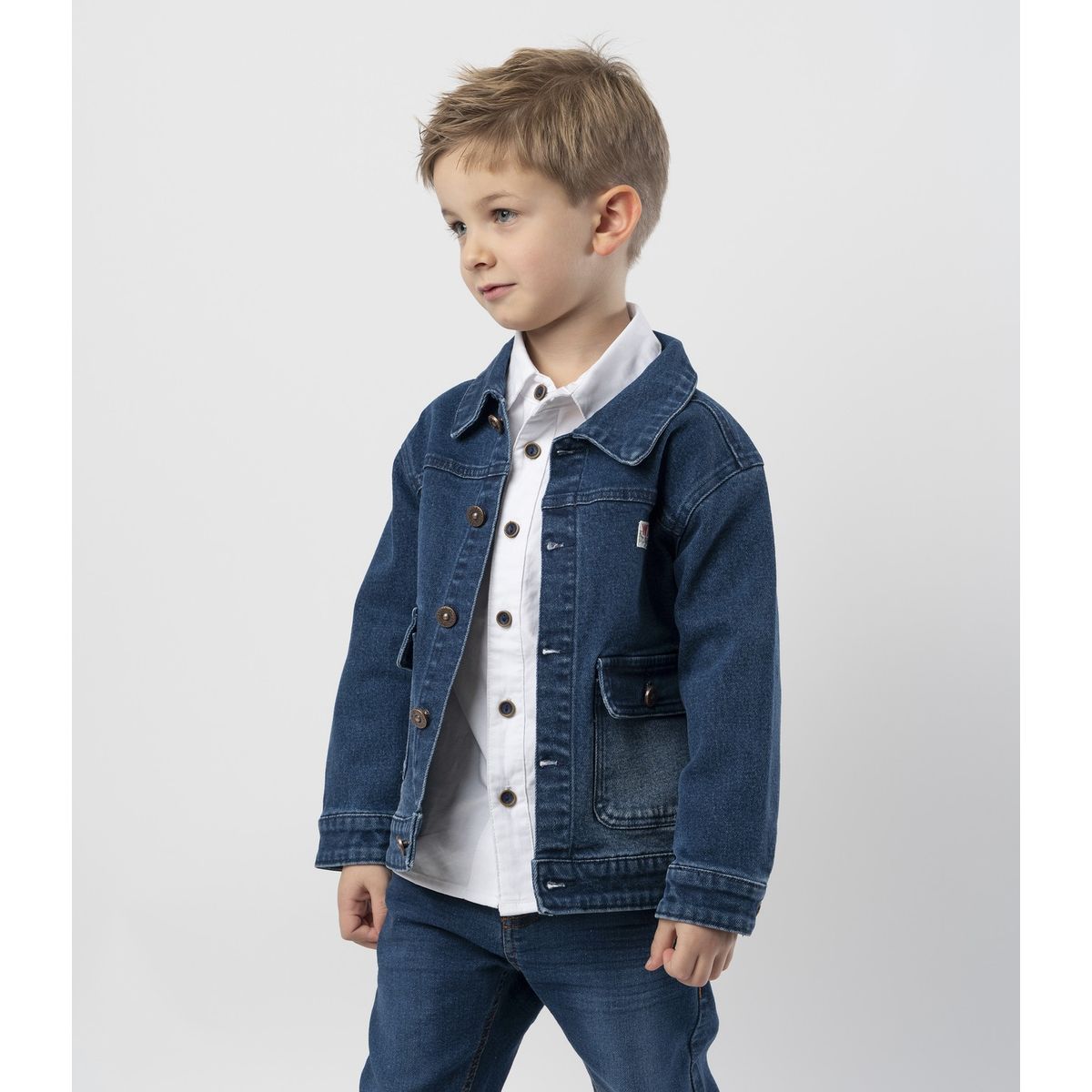 BLACK AND BLUE - Chaqueta niño cargo azul Black and Blue