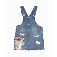 LIMONADA - Vestido bebé jumper celeste