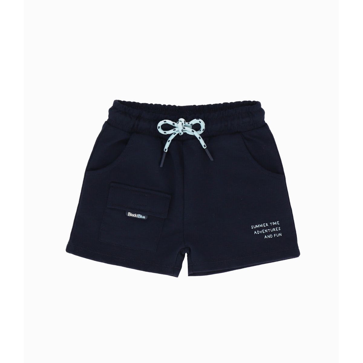BLACK AND BLUE - Bermuda bebé cargo azul marino Black and Blue