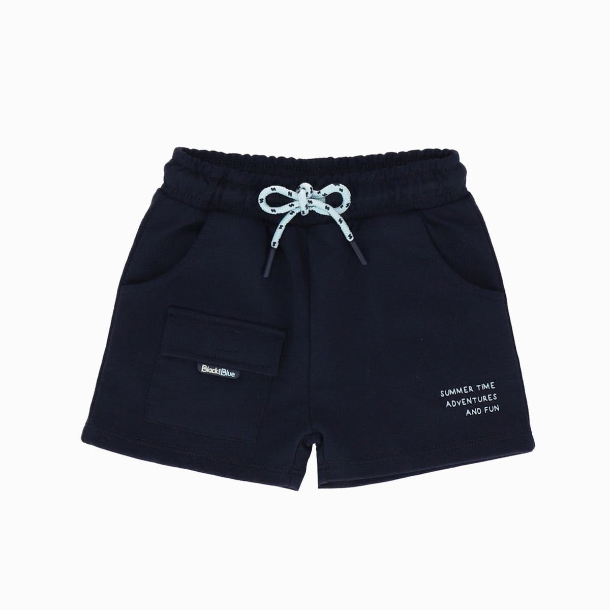 BLACK AND BLUE - Bermuda bebé cargo azul marino Black and Blue