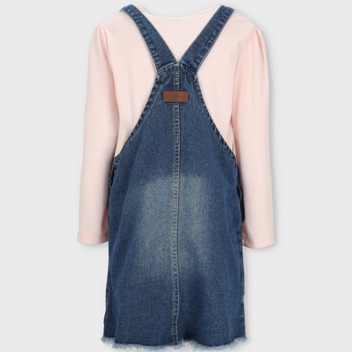 LIMONADA - Vestido niña de denim azul Limonada