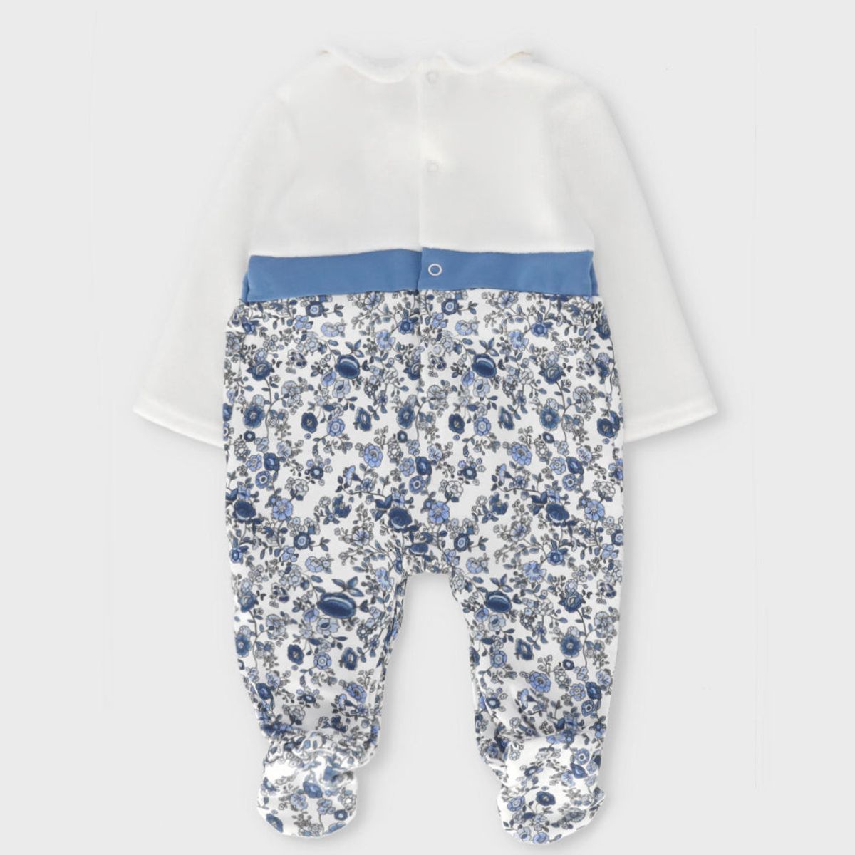 LIMONADA - Enterito recién nacida con flores celeste Limonada