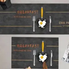 GENERICO - Pack 2 Alfombra De Cocina Antideslizante Piso Entrada De Baño