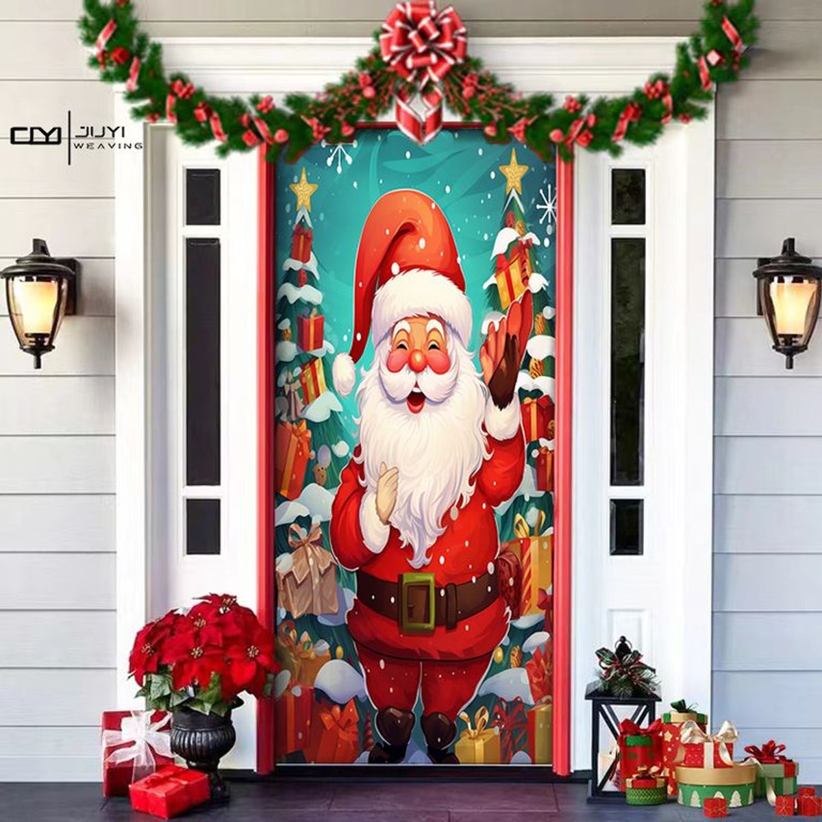 GENERICO - Funda Navidad Para Puerta Decoración Varios Modelos