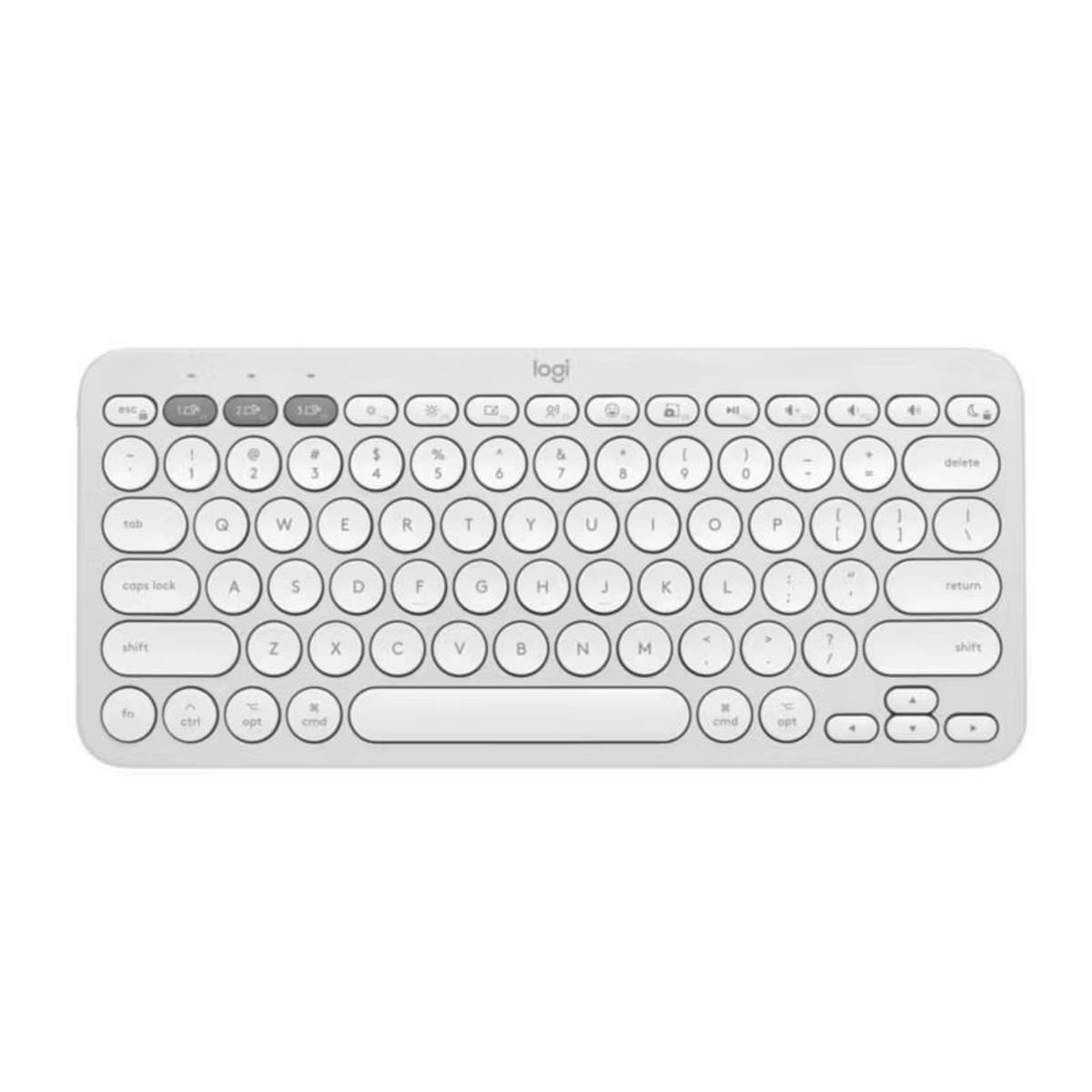LOGITECH - Teclado Logitech Pebble Keys 2 K380S Blanco