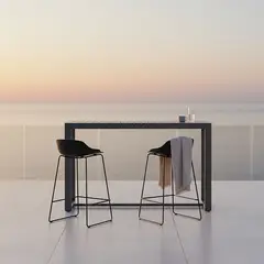 ROSEN - Set 2 Sillas Bar Sotavento II Negro