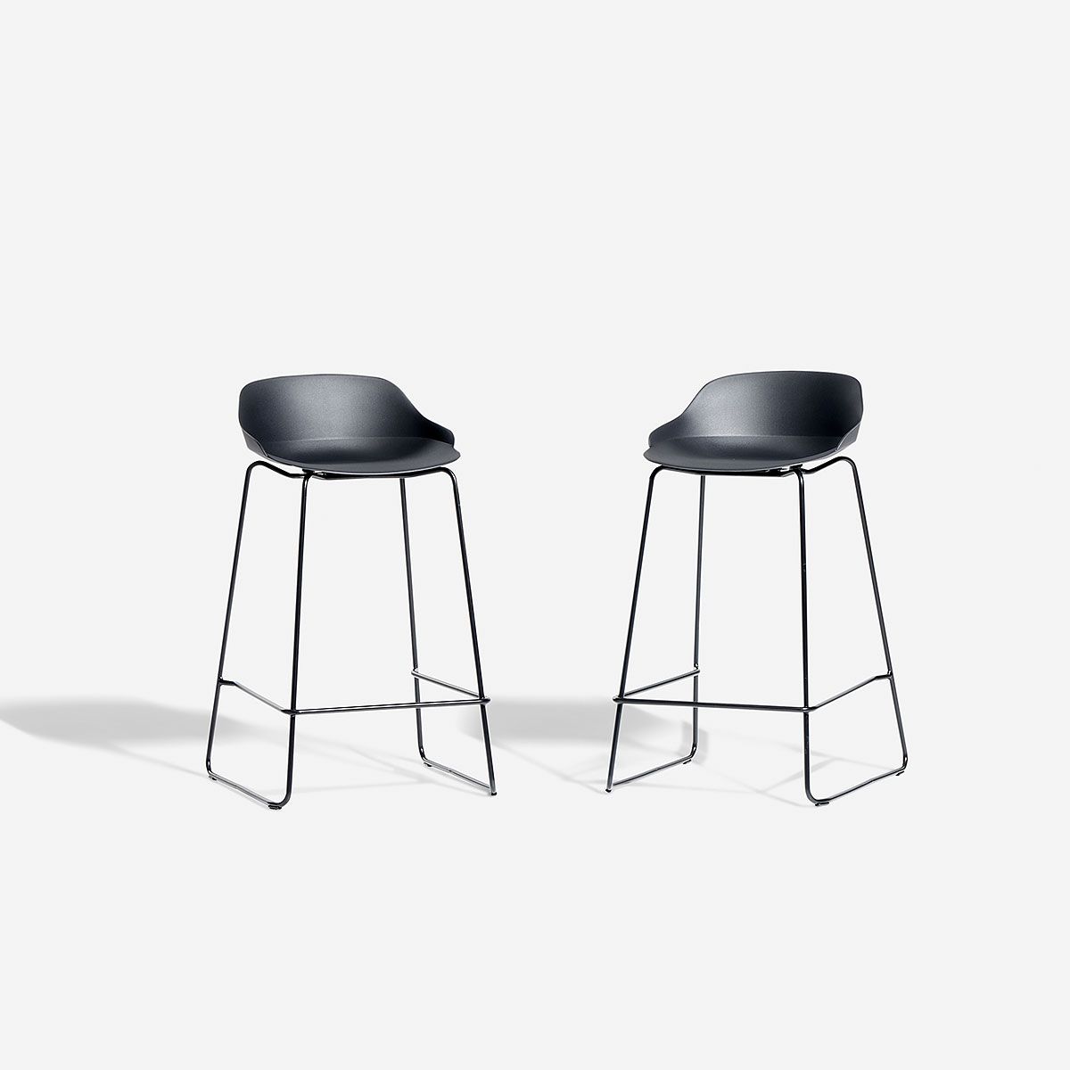 ROSEN - Set 2 Sillas Bar Sotavento II Negro