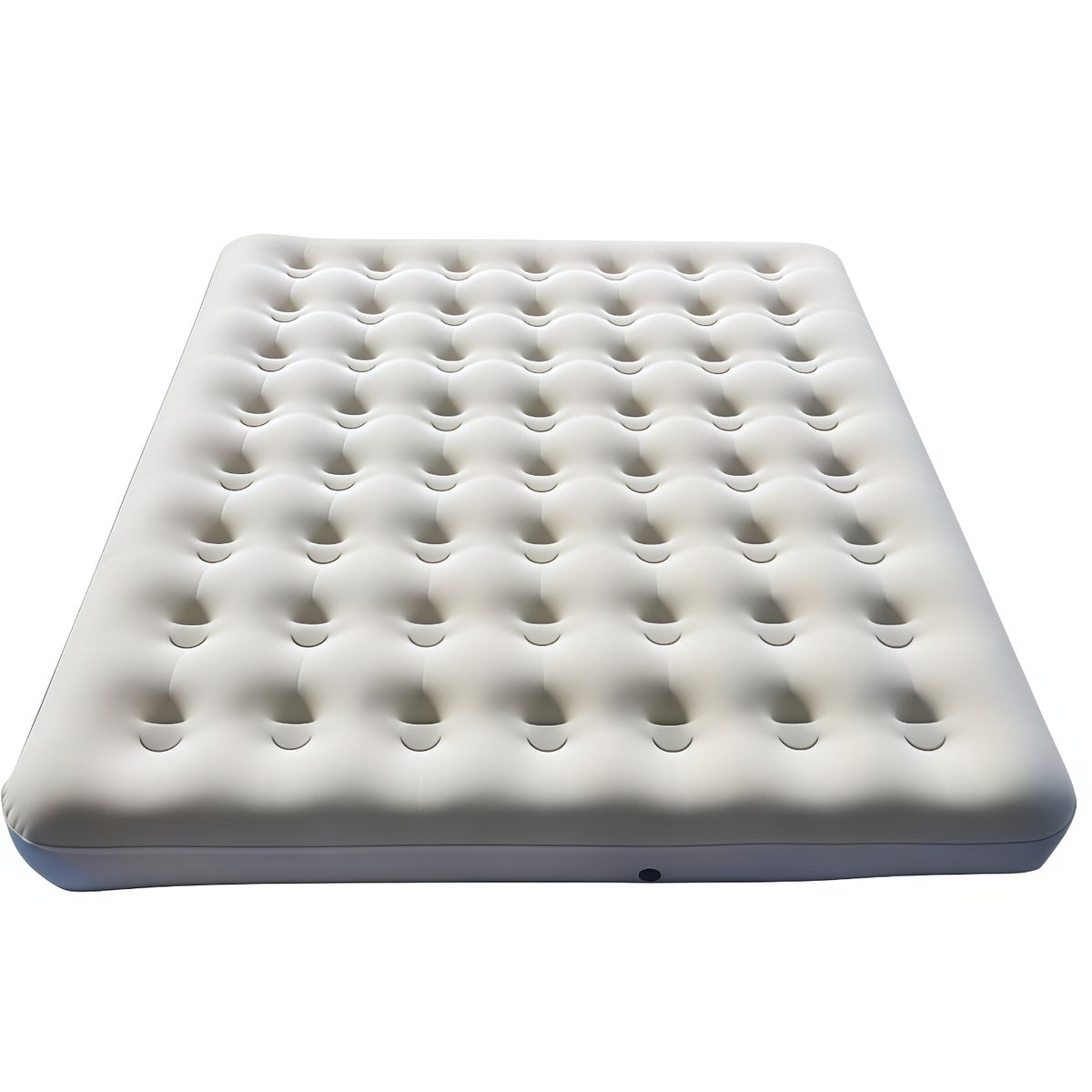 OASIS - Colchón Inflable 1 Plaza Infla Manual 196*96*22cm 32 Agujero Beige