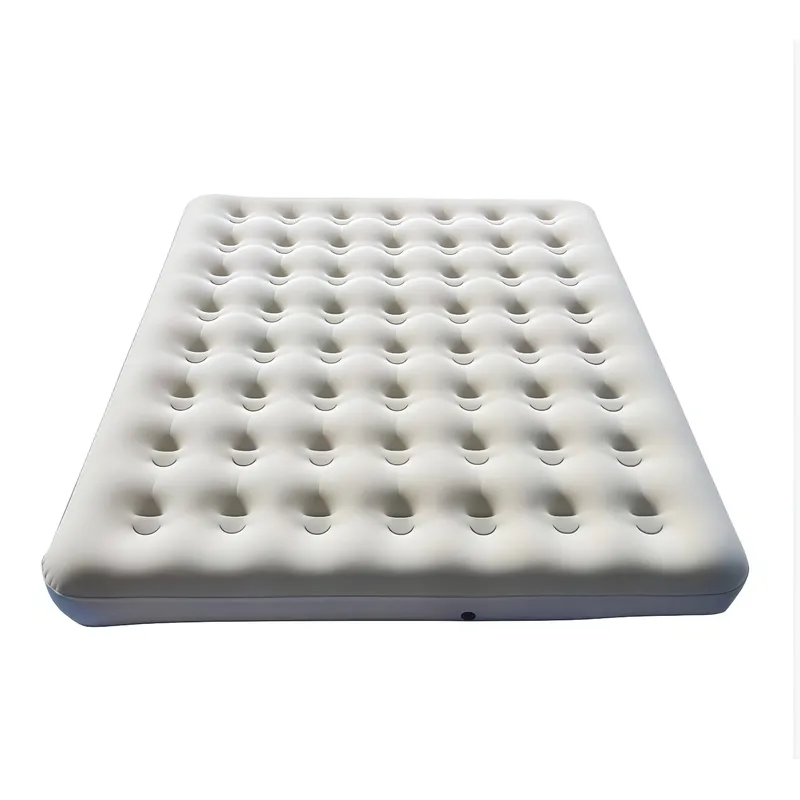 OASIS - Colchón Inflable 3 Plaza Queen 56 Agujero 198*180*22cm Beige