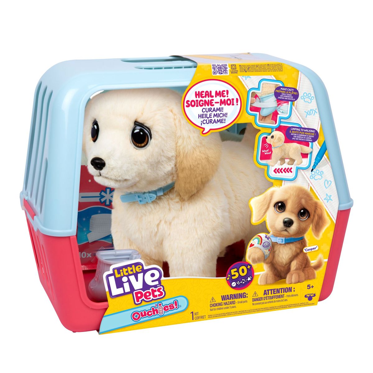 LITTLE LIVE PETS - Little Live Pets Ouchies Retriever Interactivo