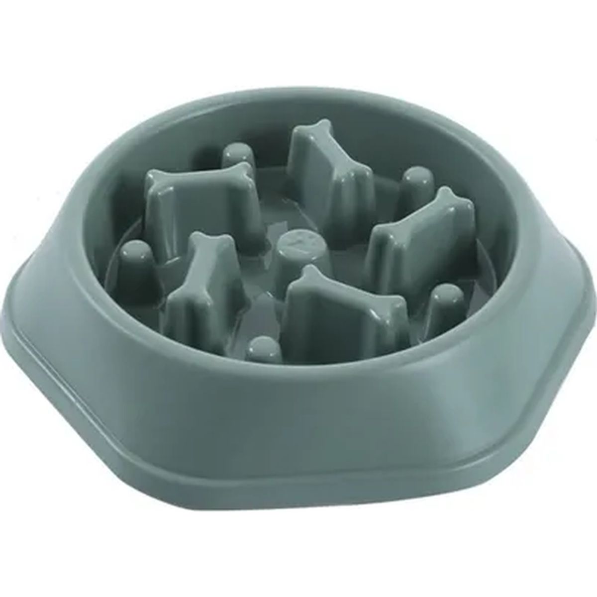 GENERICO - Plato Per-Ros antiestrés mascotas perros color verde