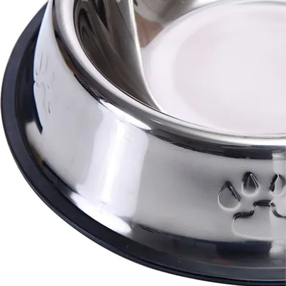 GENERICO - Comedero perrosgatos 26cm plateado