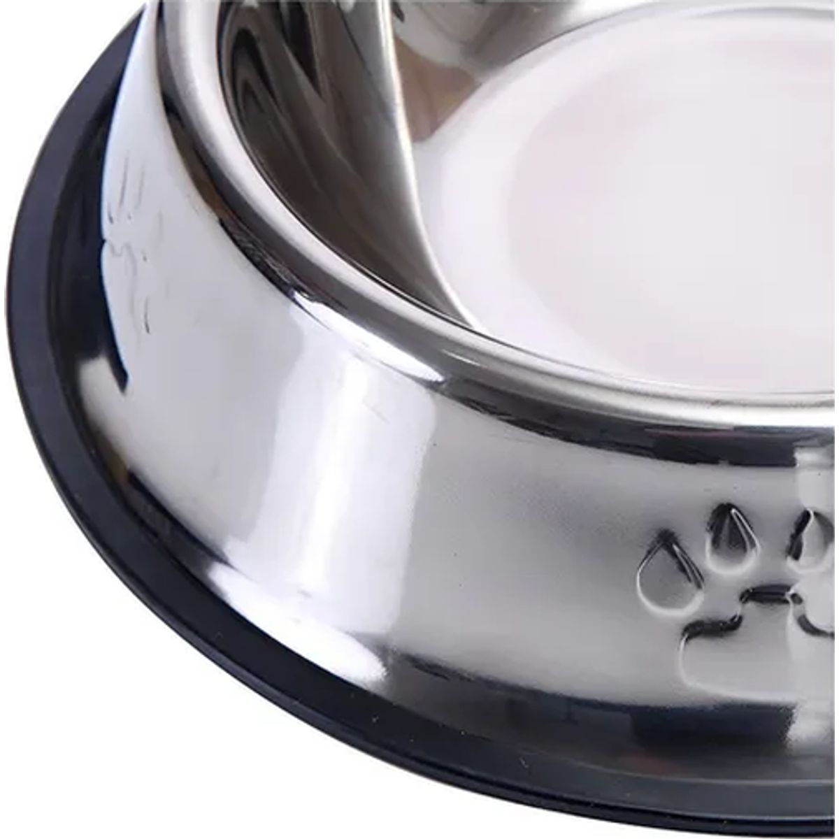 GENERICO - Comedero perrosgatos 26cm plateado