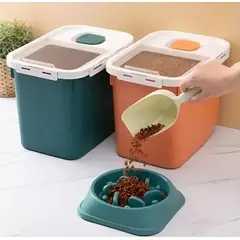 GENERICO - Contenedor alimento mascotas hermético + pala