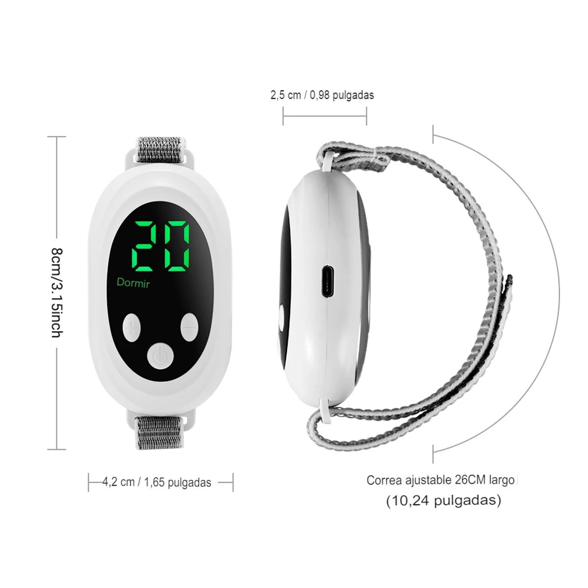 GENERICO - Dispositivo Portatil Anti Estres Ansiedad Nervio Insomnio Alivio