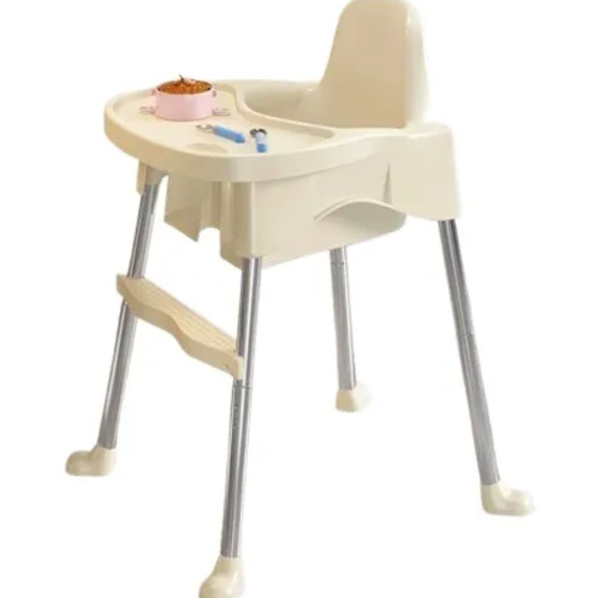 GENERICO - Silla comer bebé ajustable con bandeja y arnés