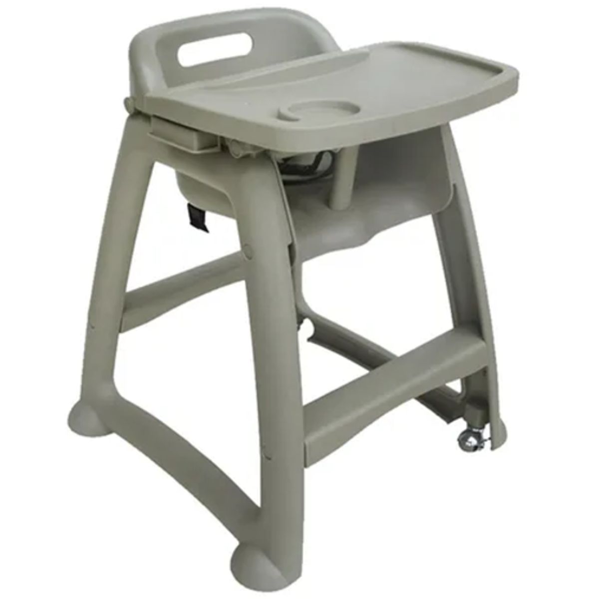 GENERICO - Silla comedor bebé diseño cómodo y seguro color gris