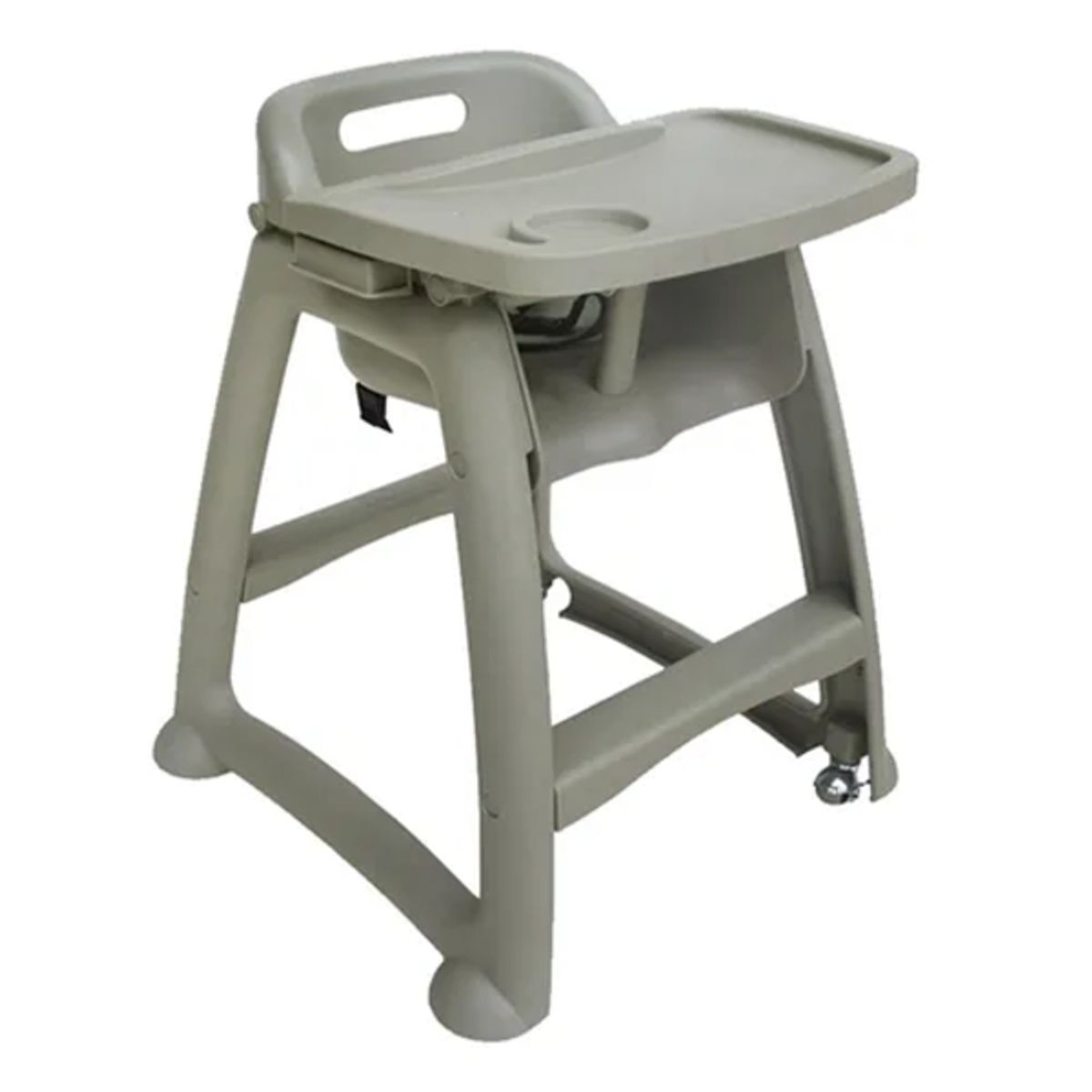 GENERICO - Silla comedor bebé diseño cómodo y seguro color gris